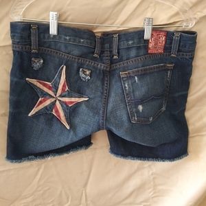 Lucky legend cut off shorts